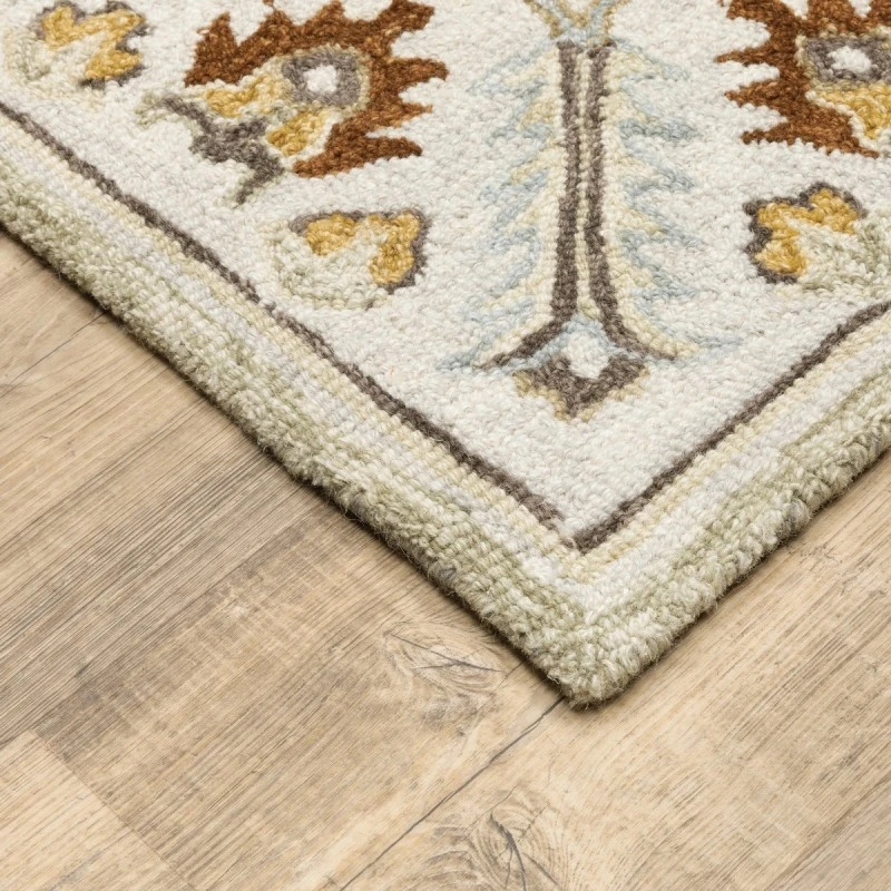 Oriental Weavers Area Rug Alfresco 28403 Ivory 5' X  8'