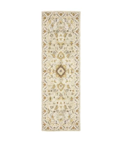 Oriental Weavers Alfresco 28403 Ivory/ Beige Area Rug 2 ft. 6 in. X 8 ft. Runner