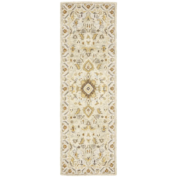 Oriental Weavers Area Rug Alfresco 28403 Ivory 3' 6" X  5' 6"