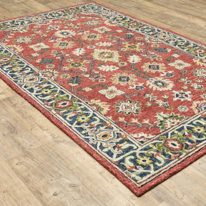 Oriental Weavers Area Rug Alfresco 28404 Red 5' X  8'