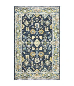 Oriental Weavers Alfresco 28405 Navy/ Blue Area Rug 3 ft. 6 in. X 5 ft. 6 in. Rectangle