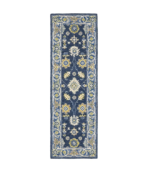 Oriental Weavers Area Rug Alfresco 28405 Navy 3' 6" X  5' 6"