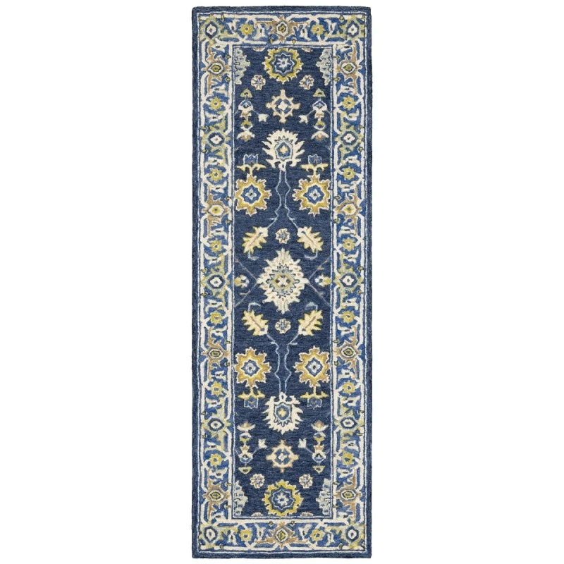 Oriental Weavers Area Rug Alfresco 28405 Navy 2' 6" X  8' Runner