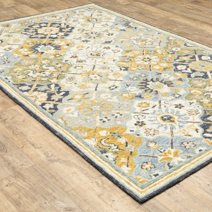 Oriental Weavers Area Rug Alfresco 28406 Blue 10' X 13'