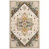 Oriental Weavers Alfresco 28407 Ivory/ Charcoal Area Rug 3 ft. 6 in. X 5 ft. 6 in. Rectangle