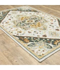 Oriental Weavers Area Rug Alfresco 28407 Ivory 5' X  8'