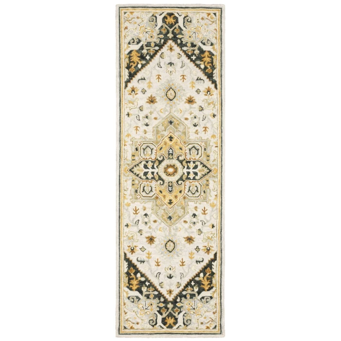 Oriental Weavers Area Rug Alfresco 28407 Ivory 2' 6" X  8' Runner