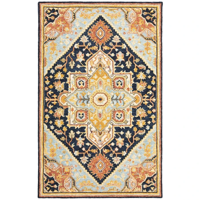Oriental Weavers Area Rug Alfresco 28408 Navy 3' 6" X  5' 6"