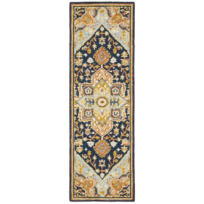 Oriental Weavers Area Rug Alfresco 28408 Navy 2' 6" X  8' Runner