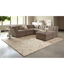 Oriental Weavers Anastasia 68003 Sand/ Ivory Area Rug 8 ft. 0 in. X 10 ft. 0 in. Rectangle