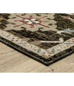 Oriental Weavers Andorra 2396B Brown/ Multi 8 Ft. 6 In. X 11 Ft. 7 In. Rectangle Rug