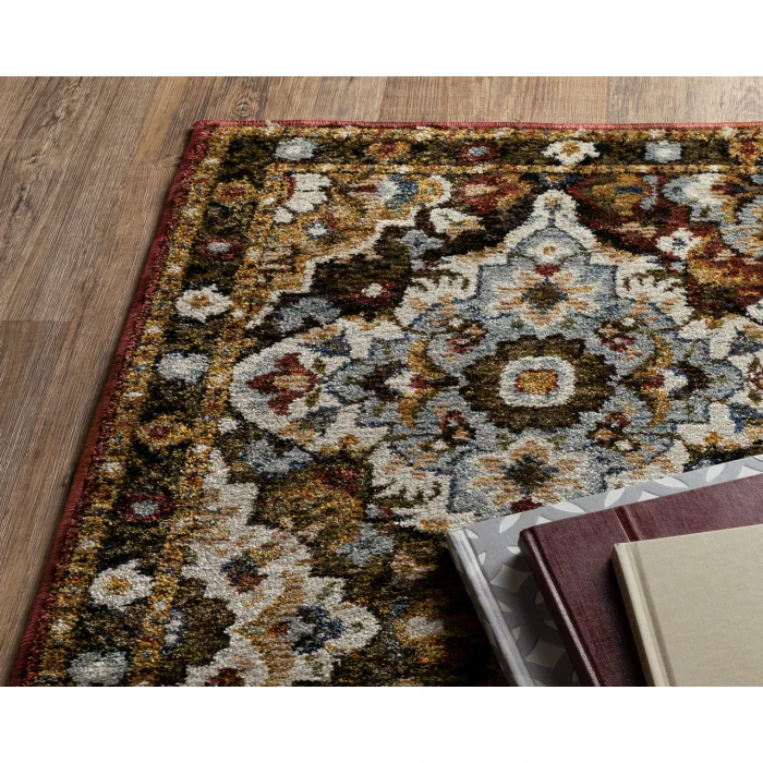 Oriental Weavers ANDORRA 2408a Red/Multi Rug 1'10X3'2