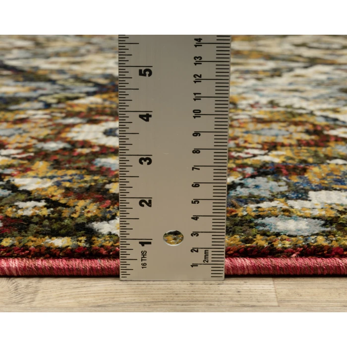 Oriental Weavers ANDORRA 2408a Red/Multi Rug 1'10X3'2