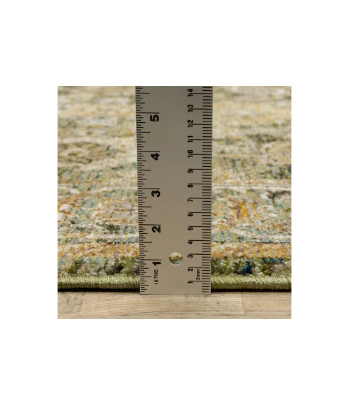 Oriental Weavers ANDORRA 2417b Green/Gold Rug 3'3X5'2