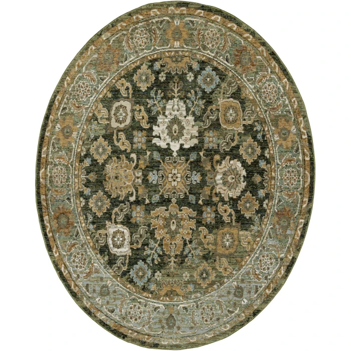 Oriental Weavers ANDORRA 2417B Green 1'10X3' 2
