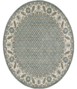 Oriental Weavers Andorra 2429A Blue/ Ivory 7 Ft.10 In. Round Rug
