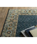Oriental Weavers ANDORRA 2430a Blue/Gold Rug 10'X13'2