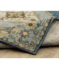 Oriental Weavers ANDORRA 2430a Blue/Gold Rug 10'X13'2