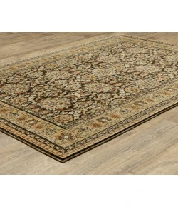 Oriental Weavers Andorra 2431A Brown/ Gold 5 Ft. 3 In. X 7 Ft. 3 In. Rectangle Rug