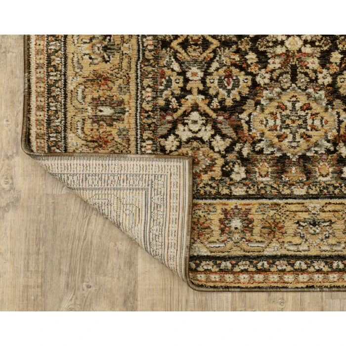 Oriental Weavers ANDORRA 2431a Brown/Gold Rug 3'3X5'2