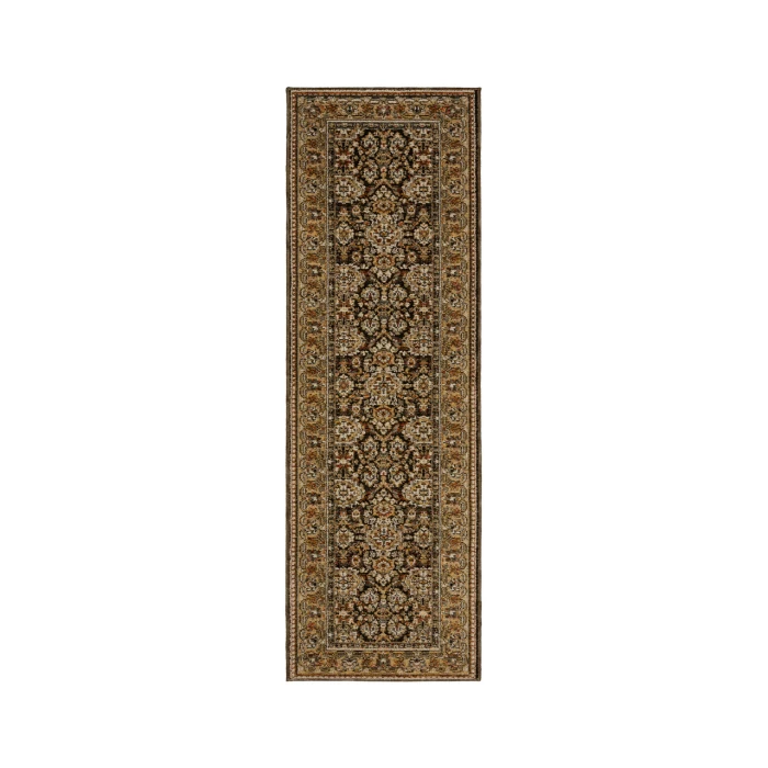 Oriental Weavers ANDORRA 2431a Brown/Gold Rug 3'3X5'2