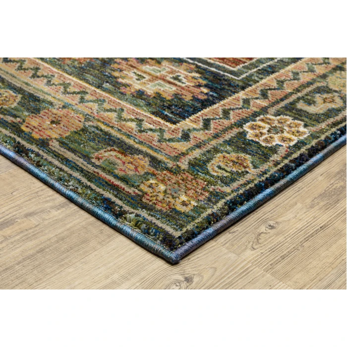 Oriental Weavers ANDORRA 2442a Blue/Multi Rug 2' 3X8'