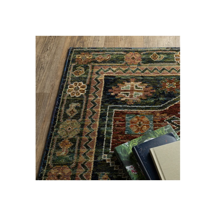 Oriental Weavers ANDORRA 2442a Blue/Multi Rug 2' 3X8'