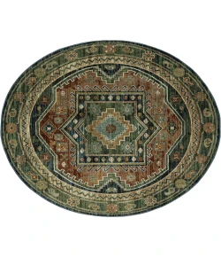 Oriental Weavers Andorra 2442A Blue/ Multi 7 Ft.10 In. Round Rug