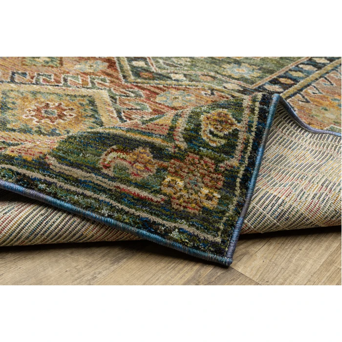 Oriental Weavers ANDORRA 2442a Blue/Multi Rug 2' 3X8'