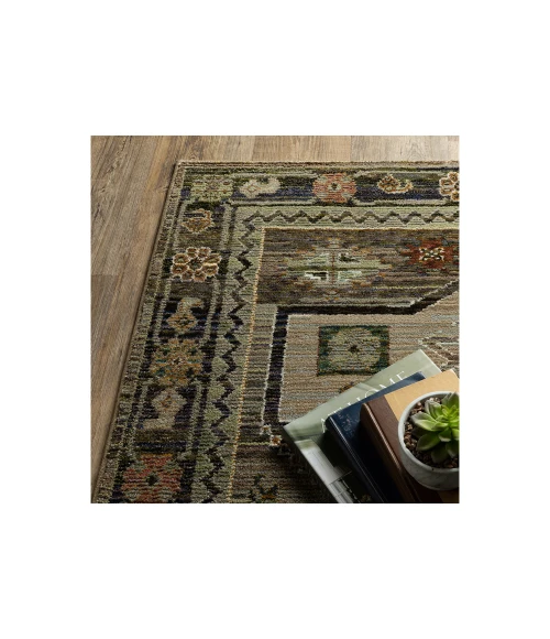 Oriental Weavers ANDORRA 2442D Green 5' 3X7' 3