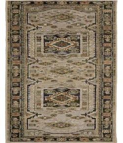 Oriental Weavers Andorra 2442D Green/ Multi 2 Ft. 6 In. X 12 Ft. Runner Rug