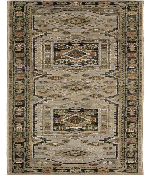 Oriental Weavers ANDORRA 2442D Green 5' 3X7' 3