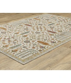 Oriental Weavers Andorra 2449B Ivory/ Multi 6 Ft. 7 In. X 9 Ft. 6 In. Rectangle Rug