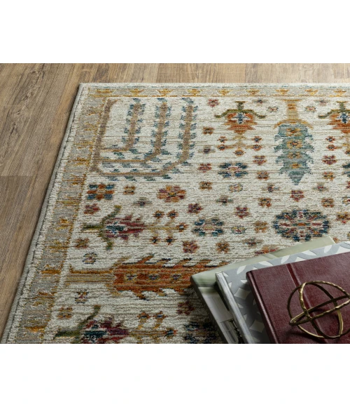 Oriental Weavers ANDORRA 2449B Ivory 6' 7X9' 6