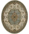 Oriental Weavers ANDORRA 2451b Ivory/Blue Rug 2' 3X8'