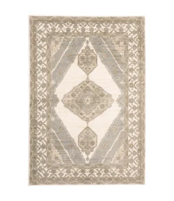 Oriental Weavers Andorra 298C0 Beige/ Ivory Area Rug 3 ft. 3 in. X 5 ft. 2 in. Rectangle