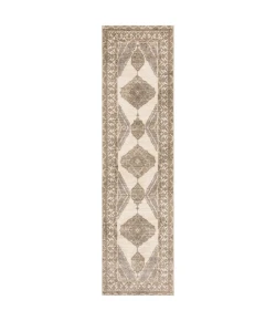 Oriental Weavers Andorra 298C0 Beige/ Ivory Area Rug 2 ft. 6 in. X 12 ft. 0 in. Runner