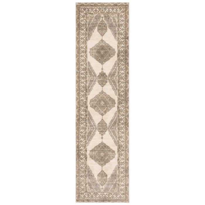 Oriental Weavers Area Rug Andorra 298C0 Beige 2' 6" X 12' 0" Runner