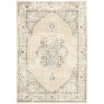 Oriental Weavers Andorra 303D0 Beige/ Ivory Area Rug 3 ft. 3 in. X 5 ft. 2 in. Rectangle