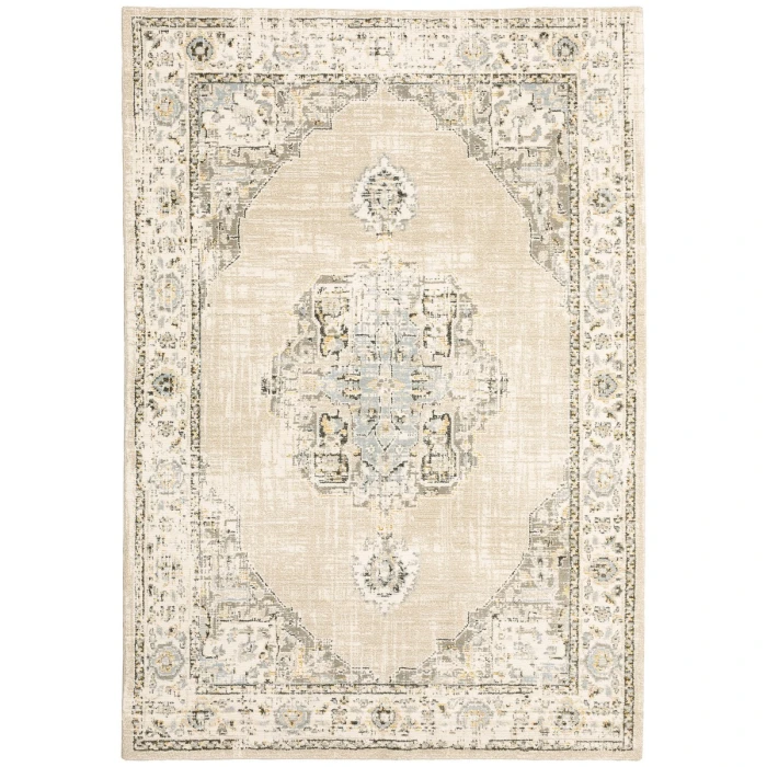 Oriental Weavers Area Rug Andorra 303D0 Beige 1'10" X  3' 2"