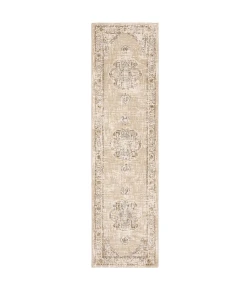 Oriental Weavers Andorra 303D0 Beige/ Ivory Area Rug 2 ft. 6 in. X 12 ft. 0 in. Runner