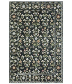Oriental Weavers ANDORRA Blue 3710A 6ft. 7in. X 9ft. 6in. Rect. Rug