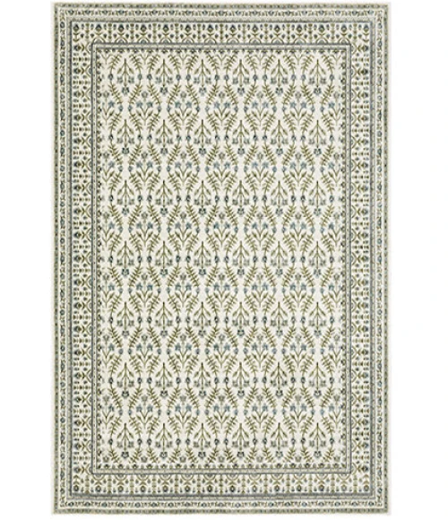 Oriental Weavers ANDORRA Ivory 3717C 3ft. 3in. X 5ft. 2in. Rect. Rug