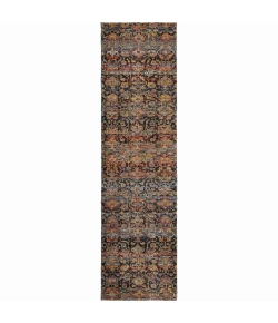 Oriental Weavers Andorra 6836C Multi/ Blue Area Rug 2 ft. 3 in. X 8 ft. 0 in. Runner
