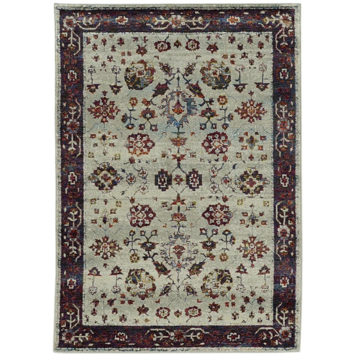 Oriental Weavers Area Rug Andorra 6842D Stone 1'10" X  3' 2"
