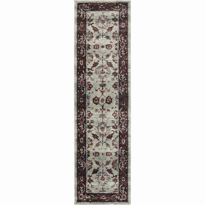 Oriental Weavers Area Rug Andorra 6842D Stone 1'10" X  3' 2"
