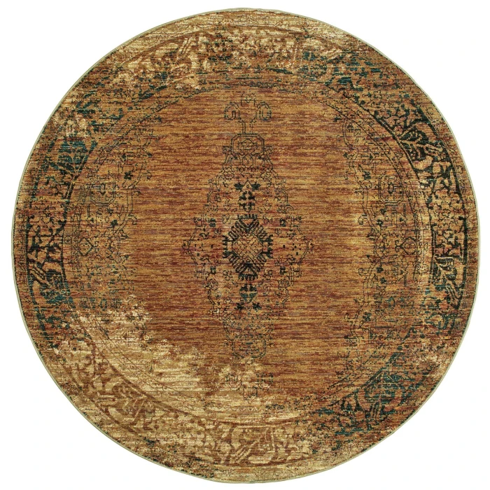 Oriental Weavers Area Rug Andorra 6845D Gold 1'10" X  3' 2"