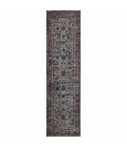 Oriental Weavers Andorra 6846B Blue/ Purple Area Rug 8 ft. 6 in. X 11 ft. 7 in. Rectangle