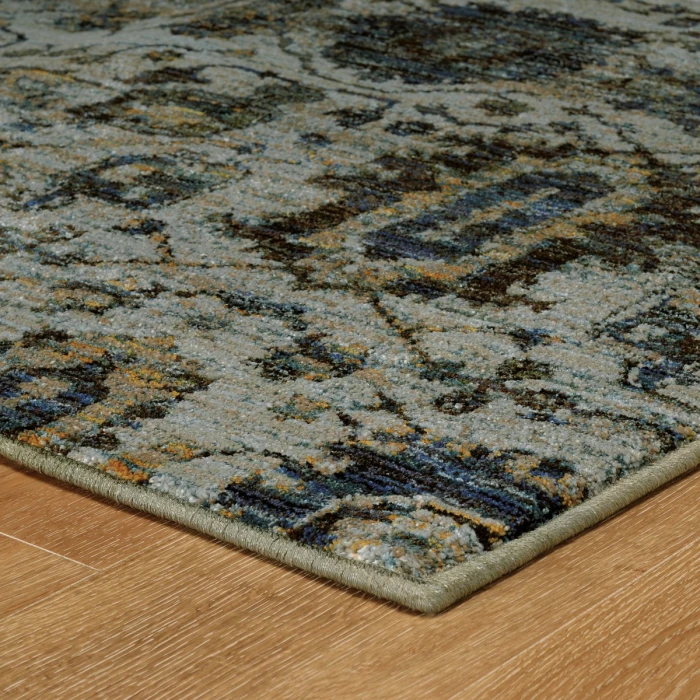 Oriental Weavers Area Rug Andorra 7120A Blue 6' 7" X  9' 6"