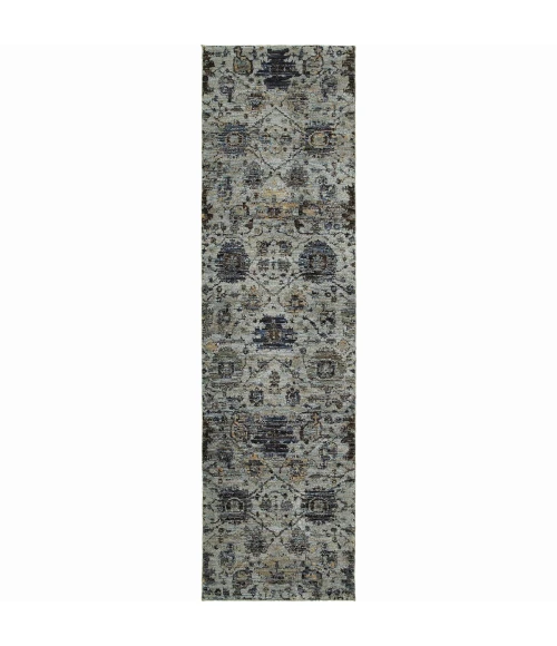 Oriental Weavers Area Rug Andorra 7120A Blue 8' 6" X 11' 7"